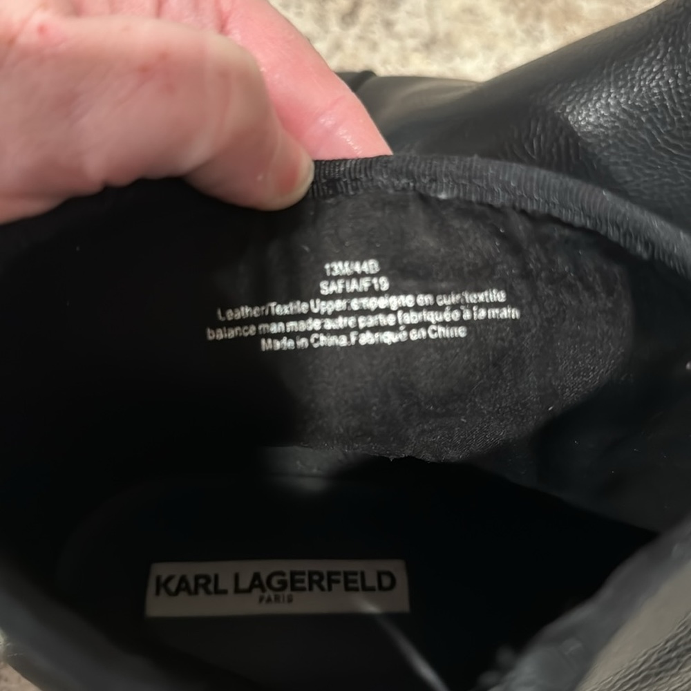 Karl Lagerfield Safia boots. Size 13 - Picture 5 of 5